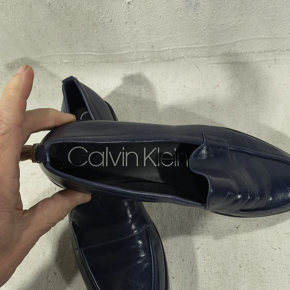 Calvin Klein Women's Size 9 Dark Blue Loafers